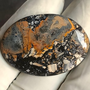 33 Cts. Natural malingano jasper, Maligano Jasper flat cabochon, Multi Jasper Gemstone, Indonesian Jasper, Rare Natural Gemstone for pendant