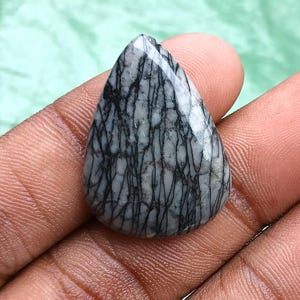 26 Cts. Spider Web Jasper Cabochon, Spider Web Jasper, Spider Web Cabochon, Jasper Crystal, Web Jasper, Spider Web Crystal Natural SpiderWeb