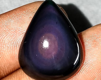 22 Jh. Regenbogen Obsidian Handsteine, Kristall aussuchen, Blau Lila Grün Obsidian, Wurzel Chakra Heilsteine, Meditation Erdungsstein