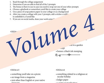 PRINTABLE Vol. 4 Assignments