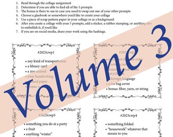 assignment notebook drawing PRINTABLE Vol. 3 Assignments only
