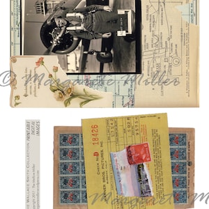 May include: A vintage yellow check with the text "Warner Bros. Pictures, Inc." and "Check No. 18426" printed on it. The check is dated 13142 and has a handwritten note on it that says "Building & CPR Building, Vic".