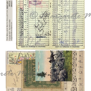 May include: A vintage insurance premium record book with handwritten entries and dates from 1925. The book has a yellowed paper cover with a blue and white border. The text "Don't Pay Premiums to Strangers" is printed at the bottom of the page.