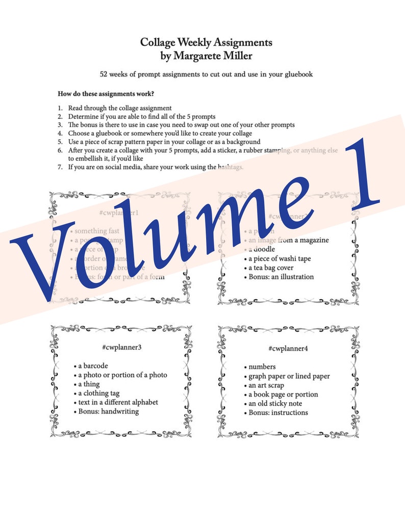 PRINTABLE Volume 1 Assignments only image 1