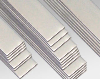 Barra plana de aluminio de 5 mm a 40 mm en diversas longitudes y espesores.