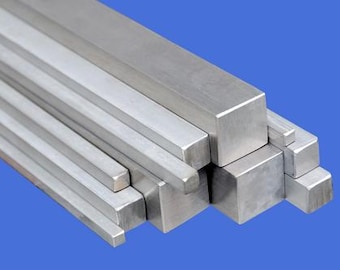Stainless Steel SQUARE Bar/Rod grade 304 (from 3x3mm to 10x10mm) in many lengths