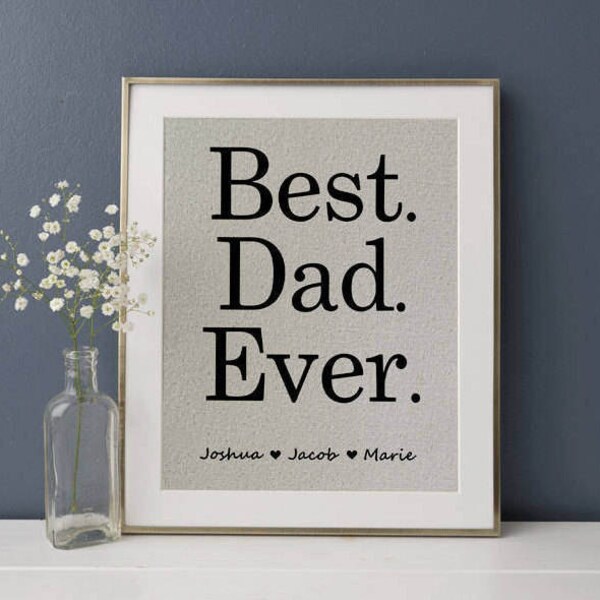 Fathers Day Gift From Son, Fathers Day Gift From Wife, Father In Law Gift, Step Dad Gift, Gift For Him, New Dad Gift, Best Dad Ever