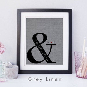 Linen Anniversary Gift For Her, 4th Wedding anniversary gift linen, Anniversary gift for wife, Gift for husband, Gift for him