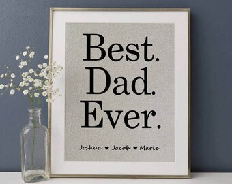 Fathers Day Gift From Son, Fathers Day Gift From Wife, Father In Law Gift, Step Dad Gift, Gift For Him, New Dad Gift, Best Dad Ever