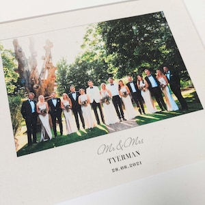 Custom Printed Photo on Cotton/Linen – Unique Anniversary Gift for Him or Her, Cotton & Linen Anniversary Gift for Husband or Wife