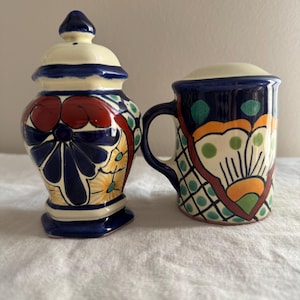 Talavera Mexico Salt & Pepper Shakers