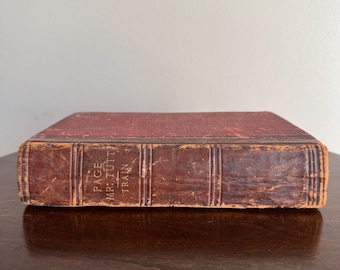 Libro de texto antiguo de 1926 sobre el juicio del Sr. Tutt – Libro de derecho de Arthur Train en tela roja