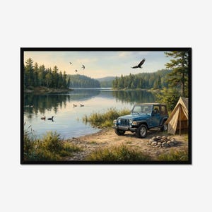 Jeep Wrangler Canvas Wall Art - Etsy