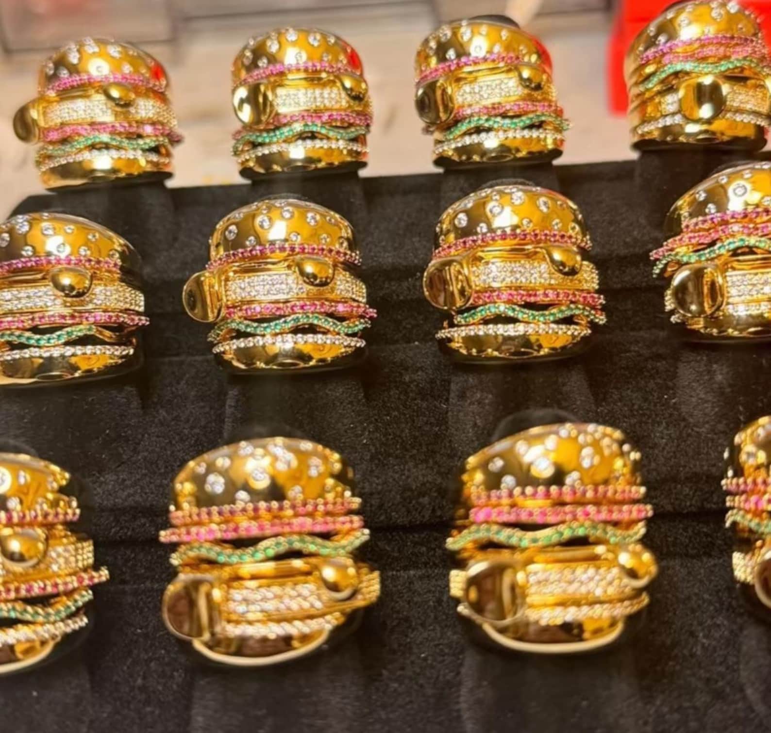 Burger Ring Stack - Etsy