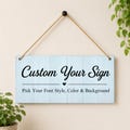 Personalized Wooden Sign, Custom Quote, Rustic Wall Decor, Custom Name Door Sign, Home & Garden Plaque, Family Name Sign, Housewarming Gift