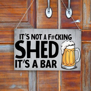 thumbnail image 2 of LAZYPIG Vintage Metal Wall Sign Funny Man Cave Decor 2 of 10