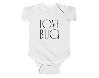 Love Bug Onesie / Infant Fine Jersey Bodysuit / Baby Onesie / Baby Gift / Baby Shower Gift