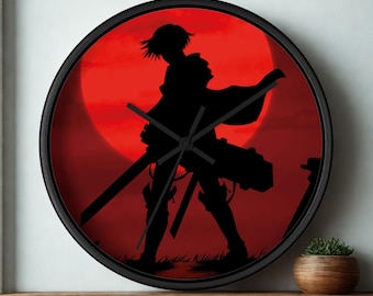 Attack on Titan Merch: Anime Clock, Poster, Print, Decor - AOT Wall Art