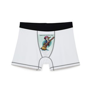 Whimsical Men&#39;s Boxers - Keep Your Pockets Full! Comfort, Fun, Gifts for Him, Everyday Wear, Unique Underwear