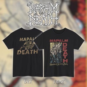 Napalm Death - Harmony Corruption | Heavy Cotton Unisex Band Tee | Size- S, M, L, XL, 2-3 XL