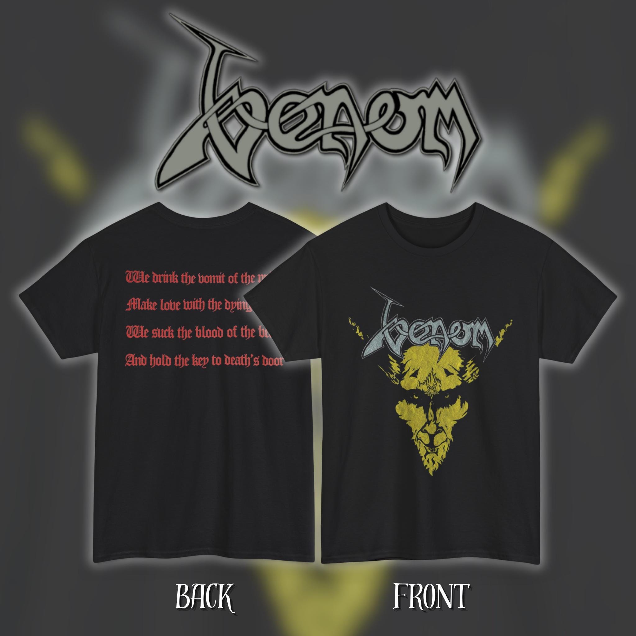 Venom - Black Metal | Gildan Heavy Cotton Tee | Size- S, M, L, XL