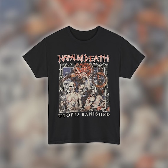Napalm Death - Utopia Banished 1992 Tour | Gildan Heavy Cotton Tee