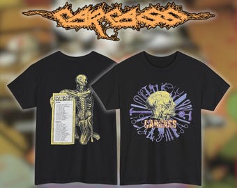 Vintage 1992 Carcass I Reek of Putrefaction T-shirt Extreme Metal