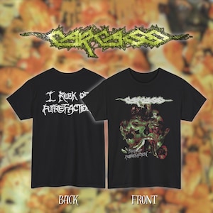 Carcasse - Je pue la putréfaction | T-shirt unisexe en coton épais | Taille : S, M, L, XL, 2-3 XL