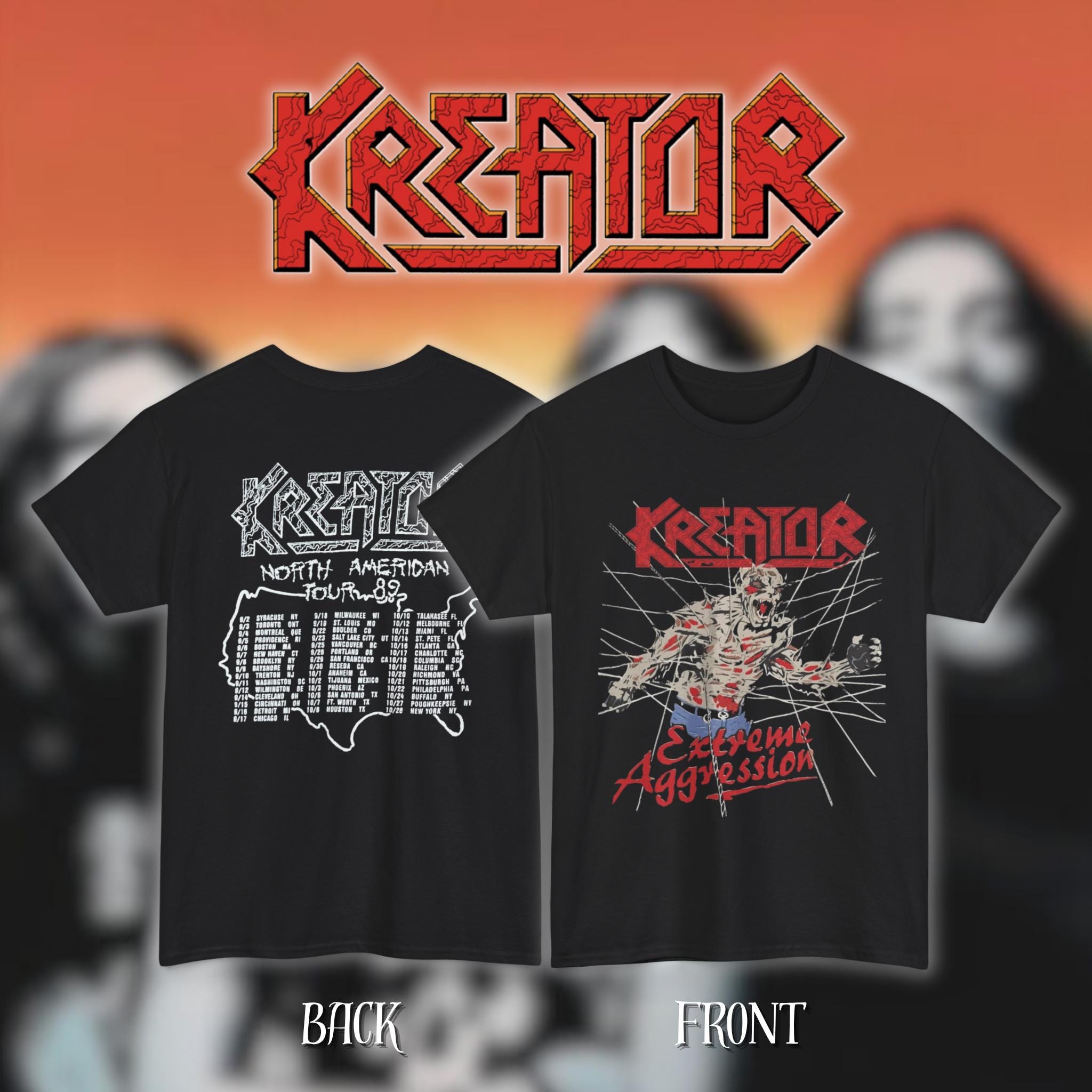 Kreator - Extreme Aggression North America Tour '89 | Gildan Heavy