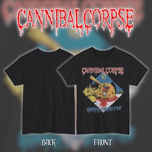 Cannibal Corpse - Hammer Smashed Face | Heavy Cotton Unisex Band Tee | Size- S, M, L, XL, 2-3 XL