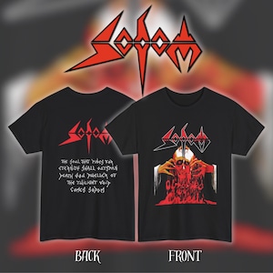 Sodom - Obsessed By Cruelty | Heavy Cotton Unisex Band Tee | Size- S, M, L, XL, 2-3 XL