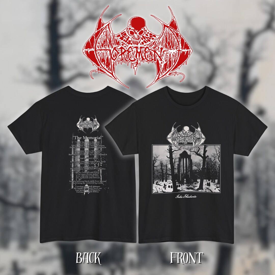 Gorement - Into Shadows | Gildan Heavy Cotton Tee | Size- S, M, L