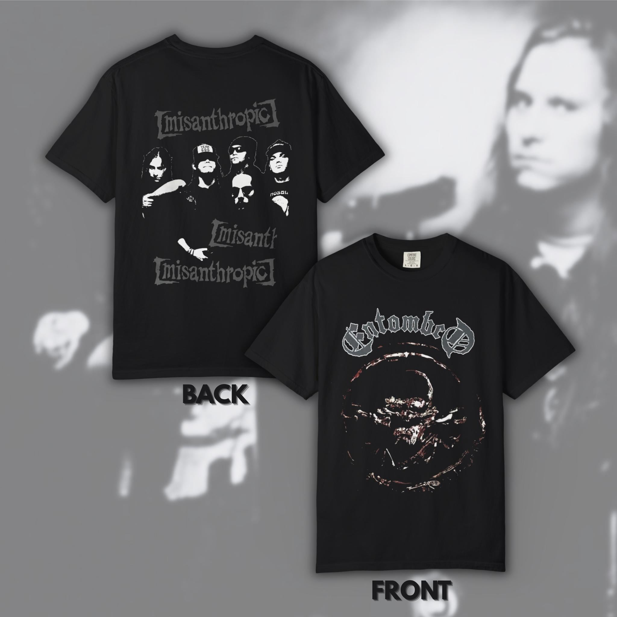 Entombed - Misanthropic | Size- S, M, L, XL, 2-4 XL - Etsy