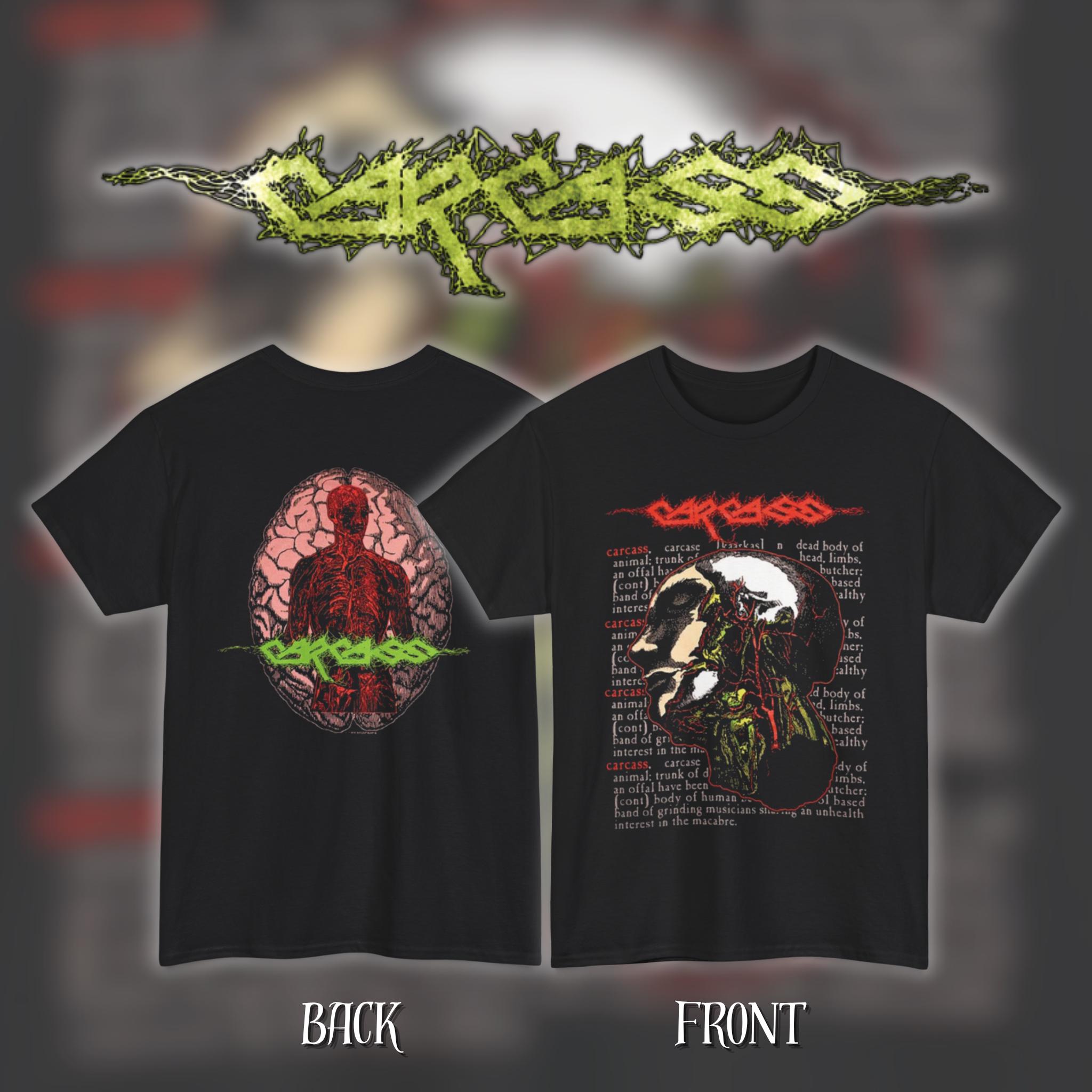 Carcass - Anatomical Head | Gildan Heavy Cotton Tee | Size- S, M