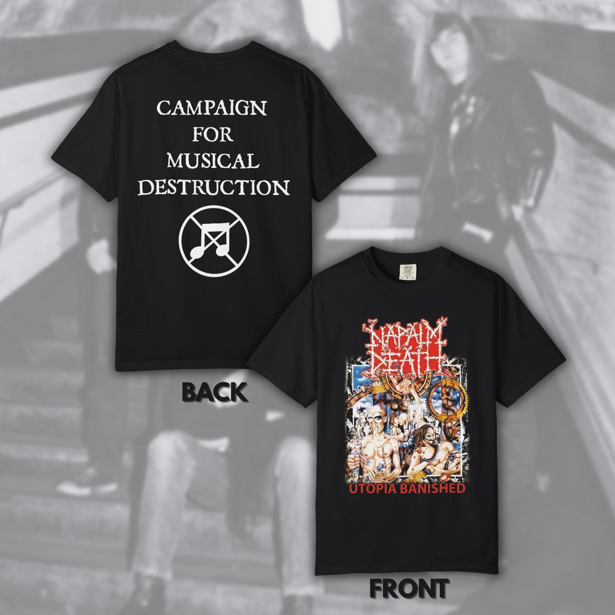 Napalm Death Vintage Shirt - Etsy