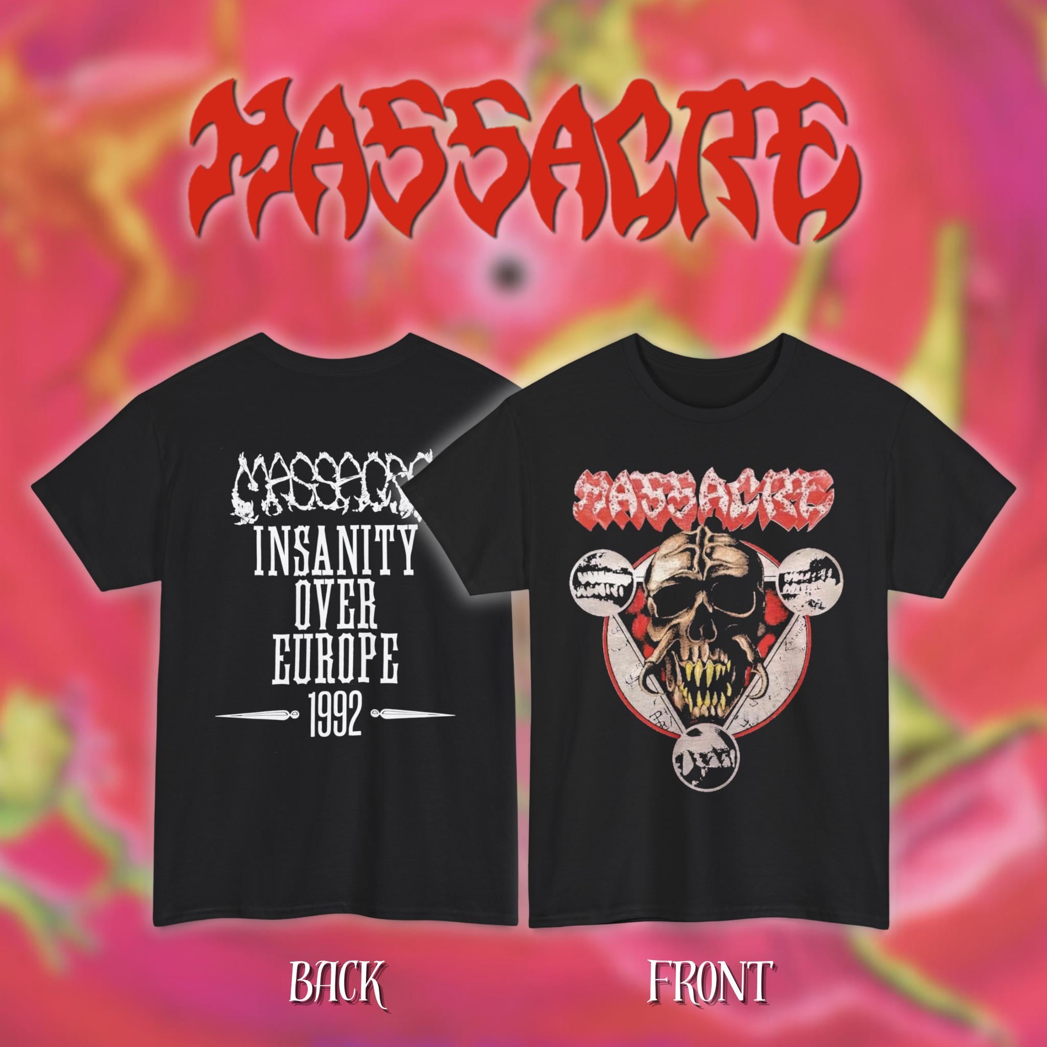 Massacre - Insanity Over Europe Tour 1992 | Gildan Heavy Cotton
