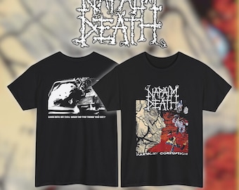 Napalm Death Shirt, Vintage Rare, Death Metal Brujeria Carcass