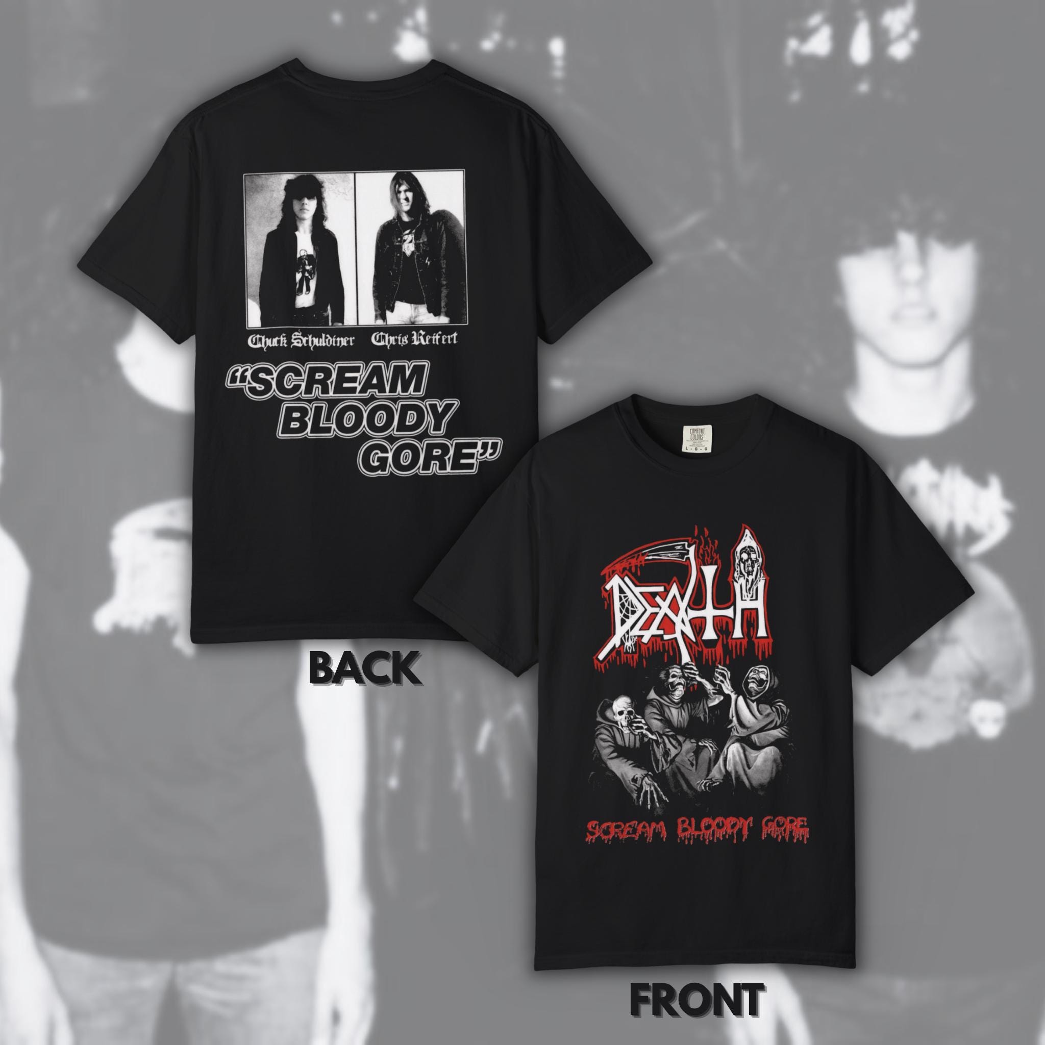 Death scream bloody gore t shirt - Etsy 日本