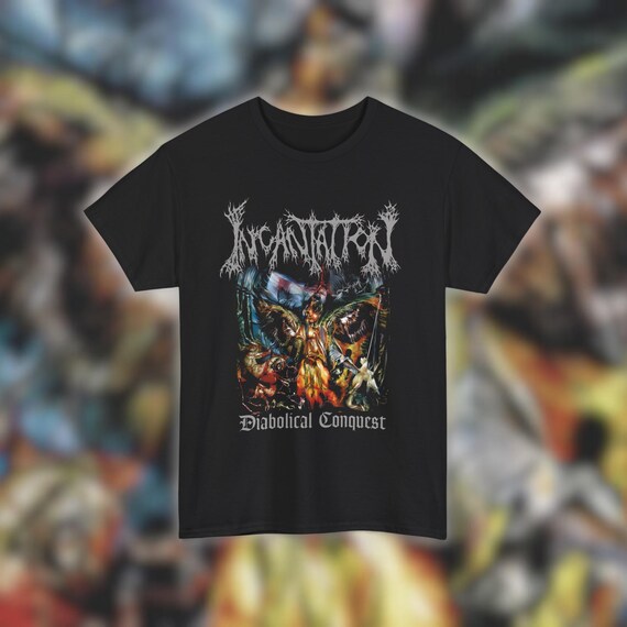 Incantation - Diabolical Conquest | Gildan Heavy Cotton Tee | Size