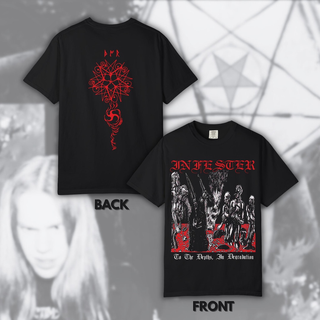 Infester Infester - to the Depths, in Degradation | Size- S, M, L, XL, 2-4 XL - Etsy