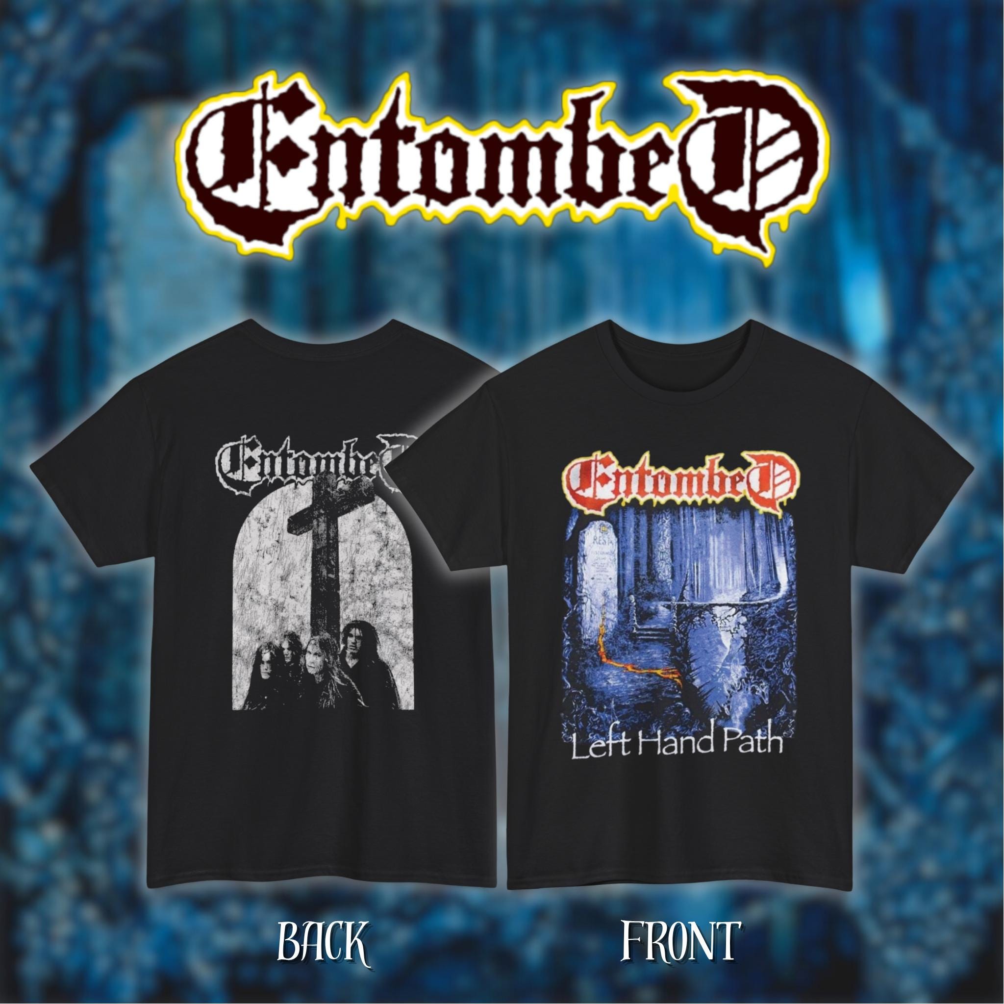 Entombed - Left Hand Path | Gildan Heavy Cotton Tee | Size- S, M