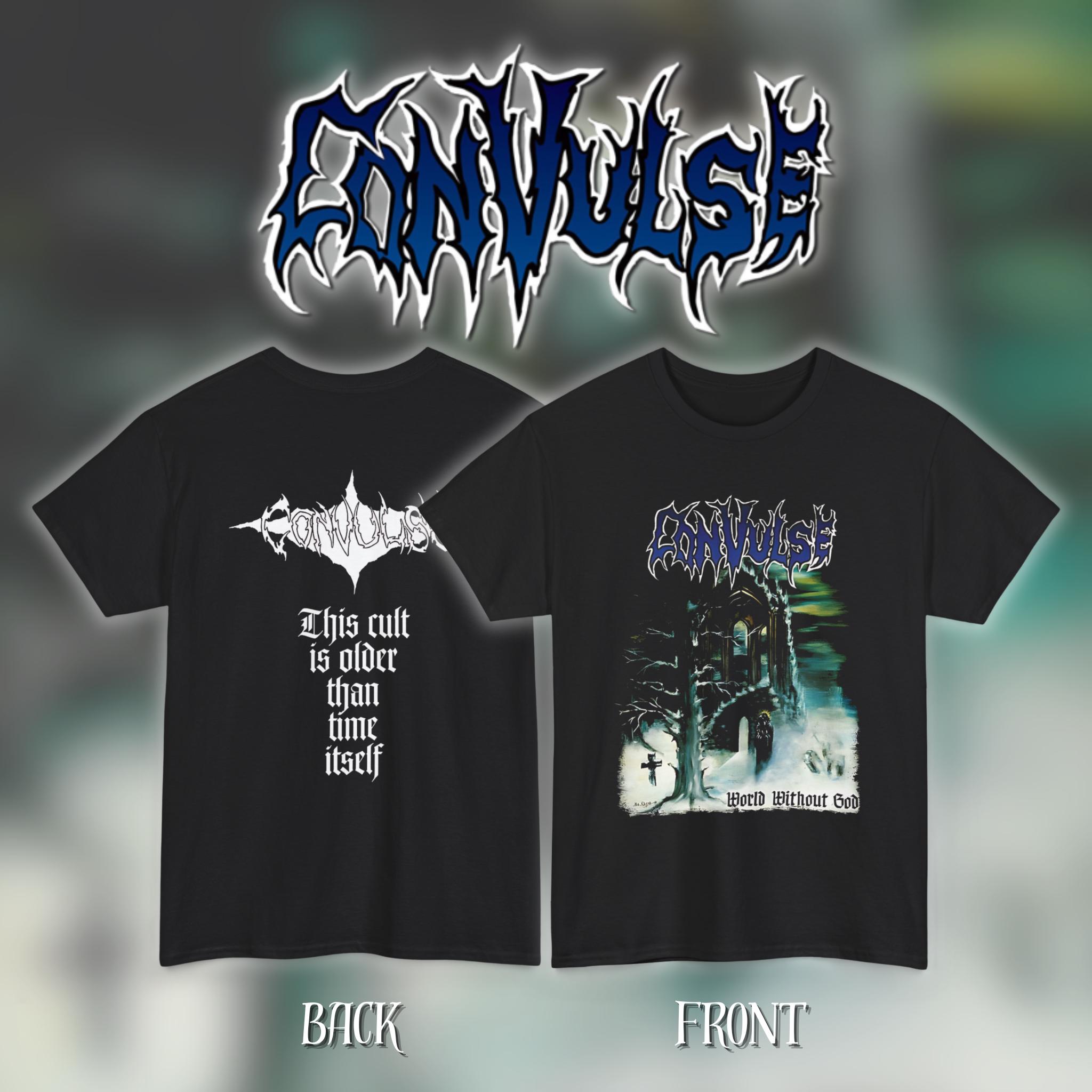 Convulse - World Without God | Gildan Heavy Cotton Tee | Size- S
