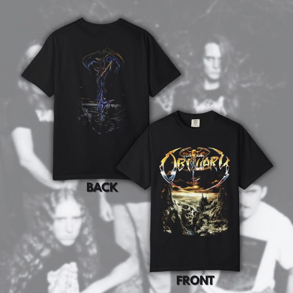 Obituary/オビチュアリー☆ツアーTシャツ☆サイズXL 激レア Obituary - the End Complete 1 | Size- S, M, L, XL, 2-4 XL - Etsy