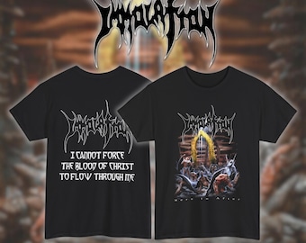 Inmolación - Here In After / Camiseta de algodón pesado Gildan / Tallas: S, M, L, XL, 2-3 XL