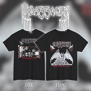 Massacre - Infestation Of Death | ヘビーコットン ユニセックス バンドTシャツ | サイズ - S、M、L、XL、2-3 XL