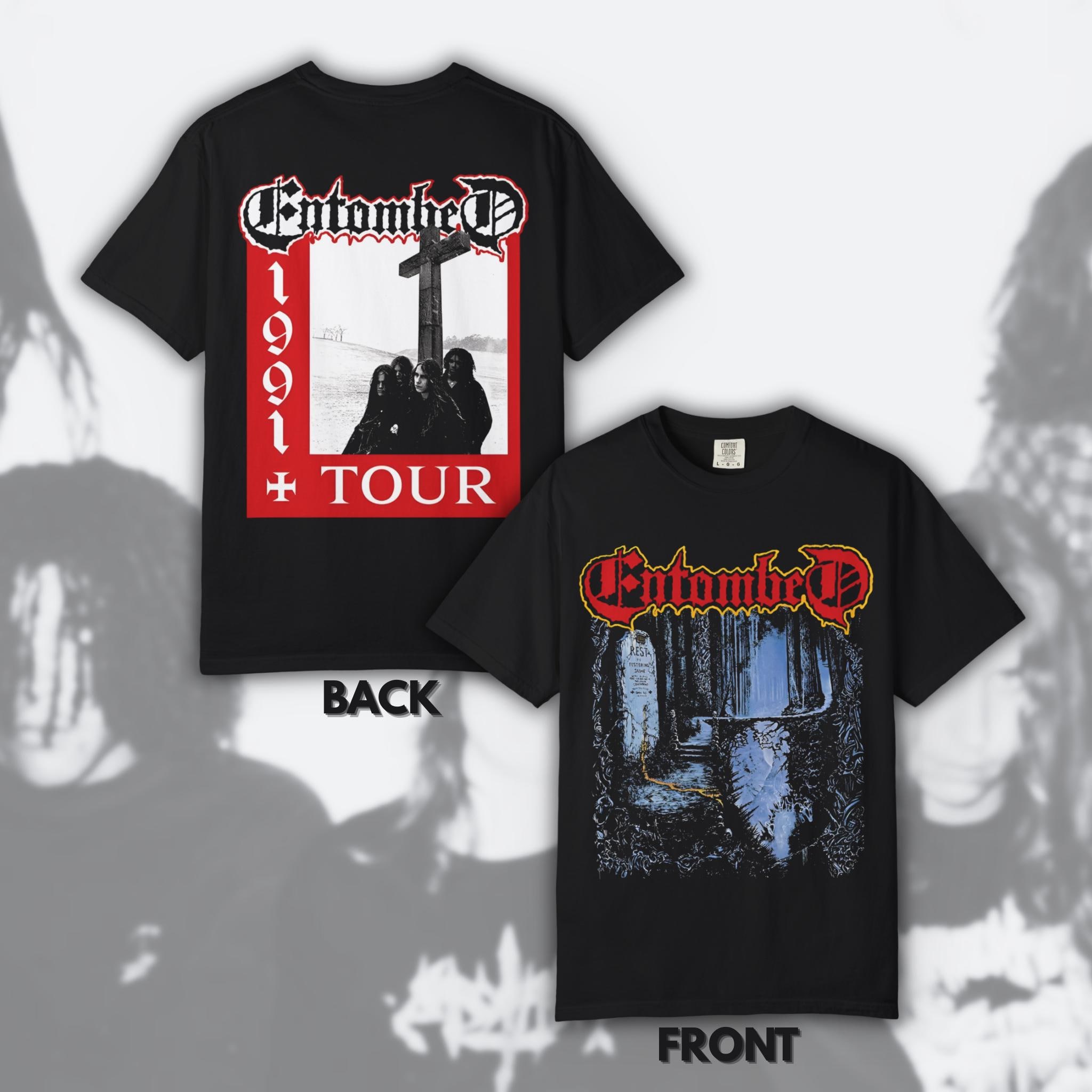 Entombed ツアーTシャツ Lサイズ 黒 Entombed ツアーTシャツ Lサイズ