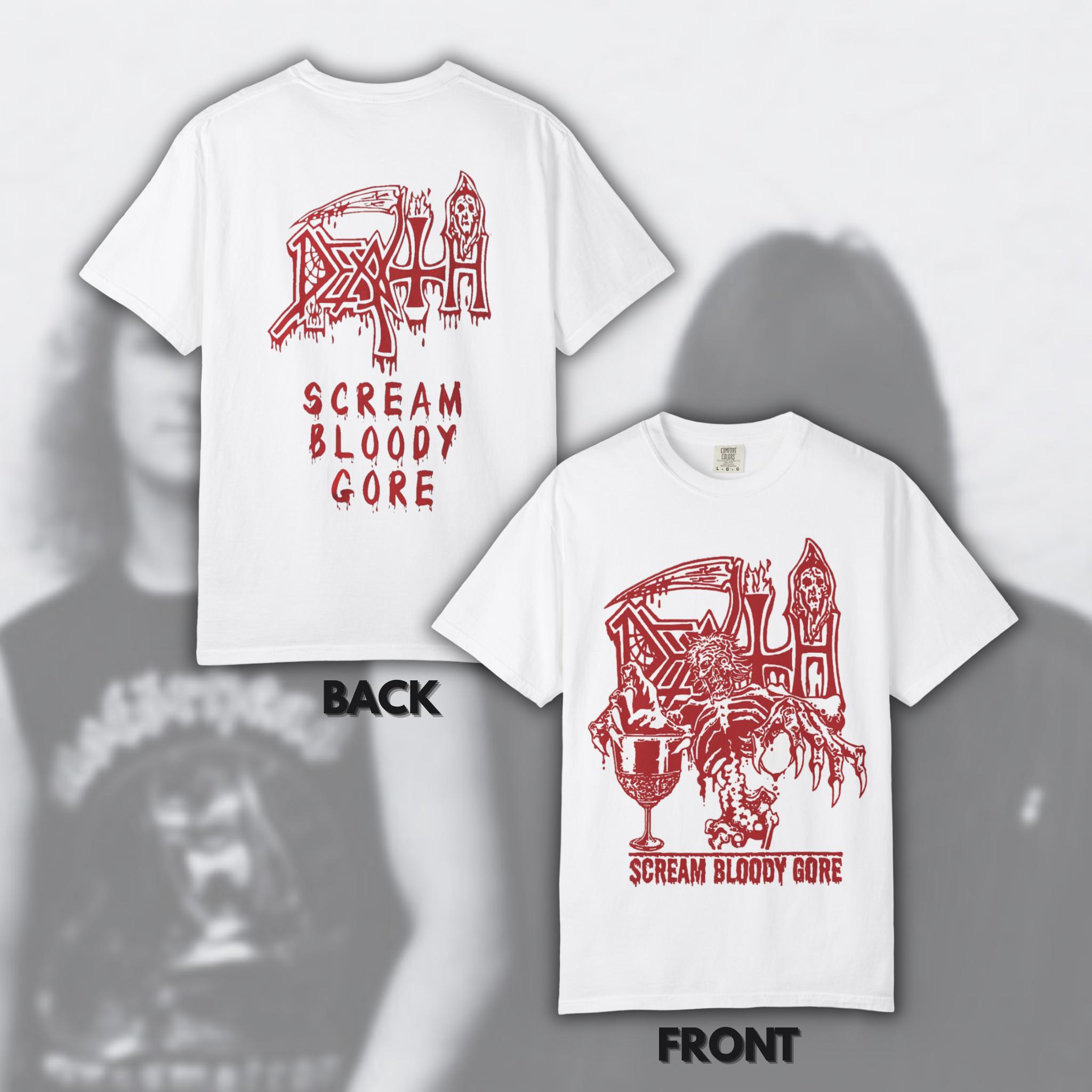 Death scream bloody gore t shirt - Etsy 日本