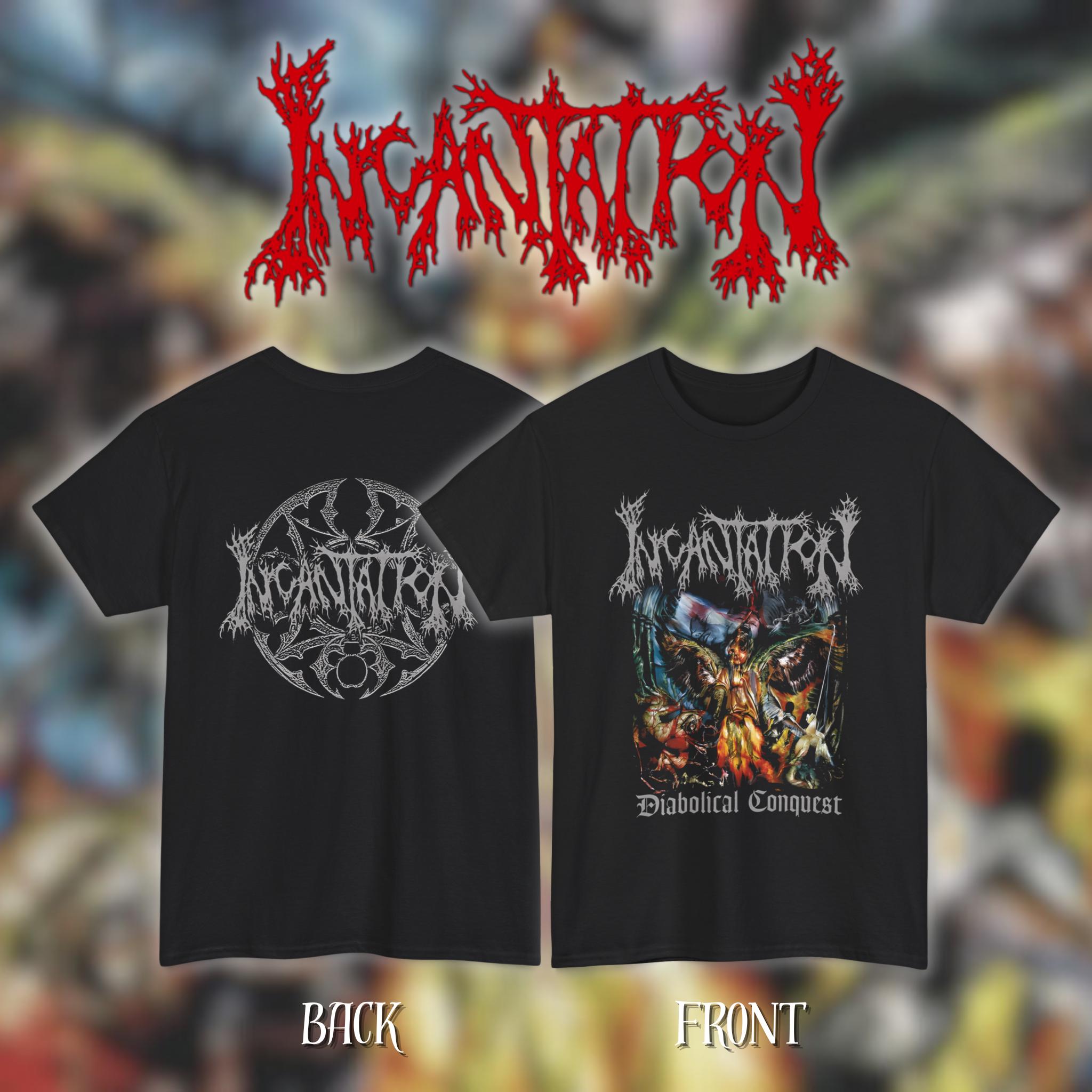 Incantation - Diabolical Conquest | Gildan Heavy Cotton Tee | Size