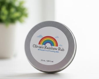 Olivia's Rainbow Rub All Natural Facial Cleansing Balm