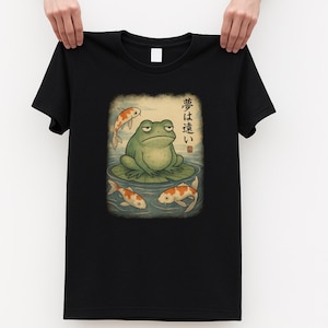 Ukiyo-e Frog Shirt: Japanese Art Graphic Tee